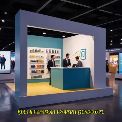 Booth Pameran Properti Bondowoso